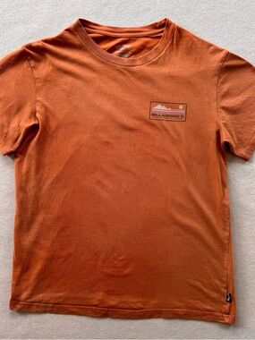 Billabong Orange Crew Neck Short Sleeve Tee
